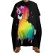 Funny Unicorn Llama Professional Hair Cutting Cape Adult Barber Cape Large Haircut Apron Hairdressing Accessories