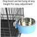2-in-one dog water bowl cage crate type water bowl stainless steel pet hanging bowl puppy crate water bowl water dispenser used for cats and dogs and other small animals (small)  - Buy Online on GoSupps.com