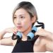 Orfofe Massage Roller - Portable Foot Massager & Yoga Device | Manual Leg Massage in Heavenly Blue & Black (27.5x24x5.5cm) - International Shipping Available - Buy Online on GoSupps.com