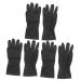 Beaupretty 9 Pairs Rubber hair dye mens glove black disposable hair color hair shampoo tool belt particles Remover rubber glove man