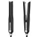 SKIMI Airflow Styler Curling Iron Professional Titanium Flat Iron Hair Straightener for Hair Straightener and Curler 5 Temps & Dual Voltage(Silver).