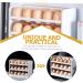 FUNOMOCYA Egg Storage Box Clear Stand Egg Tray for Refrigerator Household Egg Organizer Dedicated Fresh Box - Buy Online on GoSupps.com