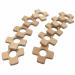 Wendysun 10pcs Lovely Cartoon Wood Teether Pure Natural Animal Fat Ten Frame Shape Baby Teething Nursing Beech Teether Baby DIY Pendant Toy (10PCS)