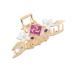 Genshin Metal Hair Clips  Game Project Figure Hair Claw Clips  Cute Animation Peripheral Designed Hair Barrettes Half Bun Hairpins Hair Styling Accessories Gift (Purple Electro)