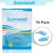 Sumiwish Pinky Toe Separator & Protectors - 10 Pack Gel Toe Protectors for Overlapping & Curled Toes - Small Toe Separator for Friction Relief - Comfort & Blister Prevention - Blue - Buy Online on GoSupps.com