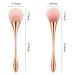 BEATURE 2 Piece Large Mineral Powder Brushes - Professional Makeup Set for Foundation, Blush, and Highlighter in Rose Gold - Buy Online on GoSupps.com