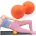 Hapinary Peanut Massage Ball - Dual Muscle Roller & Deep Tissue Fabric Massager for Fitness & Exercise - Buy Online on GoSupps.com