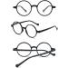 Abetos Retro Blue Light Filter Glasses for Men & Women - Modern Round Anti-Blue Light Reading Glasses - 1.5x Visual Aid - Buy Online on GoSupps.com