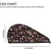 Hair Towel Wrap - Quick Drying Towel Turban with Button for Effortless Hair Drying (Coffee Bean) - Shop Internationally - Buy Online on GoSupps.com