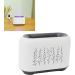 Essential Oil Diffuser | Aromatherapy Cool Mist Humidifier with Flame Light | USB Timer & Auto Off - White - Buy Online on GoSupps.com