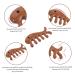 Healeved Fish-Shaped Massage Comb | Comfortable Wooden Hair Tool for Curly Hair - Enhance Your Massage Experience - Buy Online on GoSupps.com