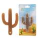 Cactus Baby Teething Toys Toothbrush | Self-Soothing Pain Relief Soft Silicone Teether Training Toothbrush for Babies  Toddlers  Infants  Boy and Girl | Natural Organic BPA Free | 6+ Months (carneose)