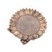 Zerodeko Plant Decor Jewelry Tray Snack Fruit Trays Jewelery Dessert Tray Dried Fruit Plate Round Jewelry Box 18*18 cm As Shown