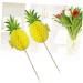10 Pcs Wedding Decor Cupcake Toppers Cupcake Topper Decorations Cupcake Picks Cupcake Sticks Cupcake Pick Sticks Paper Cup Hawaii 3d Bamboo Yellow medium - Buy Online on GoSupps.com