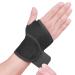 RSAOENF 2 Pack Wrist Brace Wrist Straps for Carpal Tunnel for women and men Wrist Support Brace for Weightlifting Working Out and Pain Relief. Flexible Highly Elastic Adjustable (B-Black)