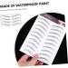 SOESFOUFU Iaff Sticker 3 sheets False Artificial Tool Fake Waterproof Eyebrow Decal Stickers Transfer Temporary Brow Black - Buy Online on GoSupps.com