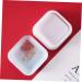 Tofficu 6 Pcs Dish Silicone Mold Molde De Para Resina Square Tray Keychain Mold Diy Plate White - Buy Online on GoSupps.com