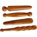 Healeved 16-Piece Wooden Foot Massage Tool Set | Acupuncture Point Rods & Sole Massagers for Ultimate Relaxation - Buy Online on GoSupps.com