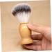 Minkissy 2-Piece Shaving Brush Set for Men | Wooden Handle Face & Razor Brush | Ideal for Beards & Grooming - Buy Online on GoSupps.com
