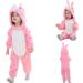 WSLCN Unisex Baby Toddlers Hooded Cartoon Pyjamas Sleepsuits 12-18 Months - Buy Online on GoSupps.com
