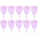 Menstrual Cup for Women - Silicone Reusable Hygiene Collector | 10pcs Pink Personal Care Tool - Eco-Friendly & Comfortable - Buy Online on GoSupps.com