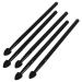 Uonlytech Eyeliner brush 5pcs eyes shadow brush eyes shadow Applicator Professional eyes shadow brush for eyeshadow Eyelin eyebrow lip make-up lip balm black