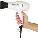 Trademark Beauty Speedy Blo Hair Dryer Professional Strength Blow Dryer with Diffuser & 2 Concentrator Nozzles Faster Dry Time Compact Lightweight and Durable White - Buy Online on GoSupps.com
