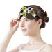Buy Cow Print with Sunflowers Sleep Mask - Adjustable Eye Shades for Women | International Shipping Available - Buy Online on GoSupps.com