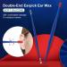 2Pcs Silicone Double-End Earpick Ear Wax Removal Tool Set - Black - Buy Online on GoSupps.com
