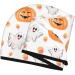 Buy Halloween Ghost Pumpkins Coral Velvet Dry Hair Cap - Quick Dry Turban for Long Thick Hair | Anti Frizz Strong Water Absorption One Size - Buy Online on GoSupps.com