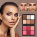 Horuili Concealer Palette 12 Colors Blush Palette Full Coverage Makeup Palette Waterproof Concealer Palette Long Lasting Blush Concealer Palette - Buy Online on GoSupps.com