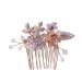 New 2025 Wedding Hair Accessories Flower Hair Clips Hairpin Crystal Headdress For Women Faux Pearl Barrettes Hair Combs Hair Decor Jewelry Fashion Accessories Creative Gift