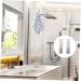 Gadpiparty 4 Pcs Bathroom Door Hook Shower Door Towel Rack Bath Towel Hook Bathroom Hanger Coat Hook Metal 17.8X4CMx2pcs Silverx2pcs - Buy Online on GoSupps.com