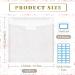Csyidio 14-Piece 12x12 Inch Scrapbook Paper Storage Organizer | Clear with Sealing Design & Large Label Stickers | Holds Scrapbook Paper & Vinyl Paper - Buy Online on GoSupps.com