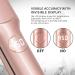 K&K Professional 1.5 Inch Flat Iron Hair Straightener - Titanium Ceramic, Fast Heating, Auto-Off, Rose Gold - Buy Online on GoSupps.com