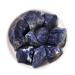 NUOTE 1LB Large Raw Crystals Bulk Natural Tumbled Crushed Stones Raw Crystals and Gemstones Crystal Quartz Rocks Natural Crystals and Healing Stones Kit Blue Crystal Blue Sodalite Stone