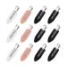 Pofet 12 pieces no bend hair clips make-up no crease hair clips pin curl clips for hairstyle pony waves styling or make-up application (4 colors) mixing
