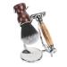 Yuyte Curved Shaving Stand - Premium Metal Holder for Manual Razors & Brushes | Classic Shaving Accessories - Buy Online on GoSupps.com