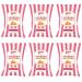 Bishop Retro Sweet Treats for Party Gifts & Sharing (6 Pack Rhubarb & Custard 150g) Rhubarb & Custard 150g 6 Pack