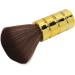 Qukaim Neck Duster Barber Neck Duster Brush Professional Neck Cleaning Brush Soft Gentle Electroplating Gold - Buy Online on GoSupps.com