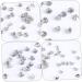 VILLCASE Scrapbook Accessories 1000 Sets Diamond Stud Rivets Silver Jacket Leather Stud Leather Crafts Repair Rivets Jeans Bags As Shownx5pcs 0.6X0.6X1CMx5pcs - Buy Online on GoSupps.com