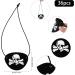 Buy Geyoga 36 Pirate Eye Patches for Kids | Black Felt Captain Masks | Bulk Cosplay Props for Halloween & Pirate Parties | Age 6 - Buy Online on GoSupps.com