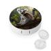 Contact Lens Case Ringtailed Lemur Portable Travel Contact Lens Box Contact Lens Storage Box