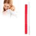 Hollow Teething Tube for Babies - Soft Silicone Chew Toy with Cleaning Brush (Red) - Buy Online on GoSupps.com