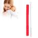 Soft Silicone Teething Tube for Toddlers - Flexible & Safe Teething Toy with Cleaning Brush | Red - Ideal for International Shipping - Buy Online on GoSupps.com