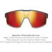 Julbo Unisex Fury Sunglasses - Dark Blue/Green | Stylish & High-Performance Eyewear for Outdoor Adventures | International Shipping Available - Buy Online on GoSupps.com