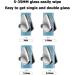 Magnetic Double-Sided Glass Cleaner Household Double-Sided High-Rise Double-Layer Hollow Strong Magnetic Window Cleaning Tool Safety Double-Sided Glass CleanerA Size:B - Buy Online on GoSupps.com