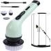 HiXip Electric Scrubber for Cleaning Handheld - Powerful Scrubbers for Cleaning Bathroom with 3 Brush Heads Household Cleaning Tools for Toilets Sinks Cleaning Supplies Green - Buy Online on GoSupps.com