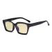 Eyekepper Ladies Blue Light Blocking Reading Glasses with Yellow Filter Lens - Oversized Square Design Computer Readers Women - Black +1.00 +1.00 Black-bb60 Lens