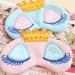 AKOAK Pack of 2 Princess Crown Sleeping Eye Masks for Girls - Pink + Light Blue - Buy Online on GoSupps.com
